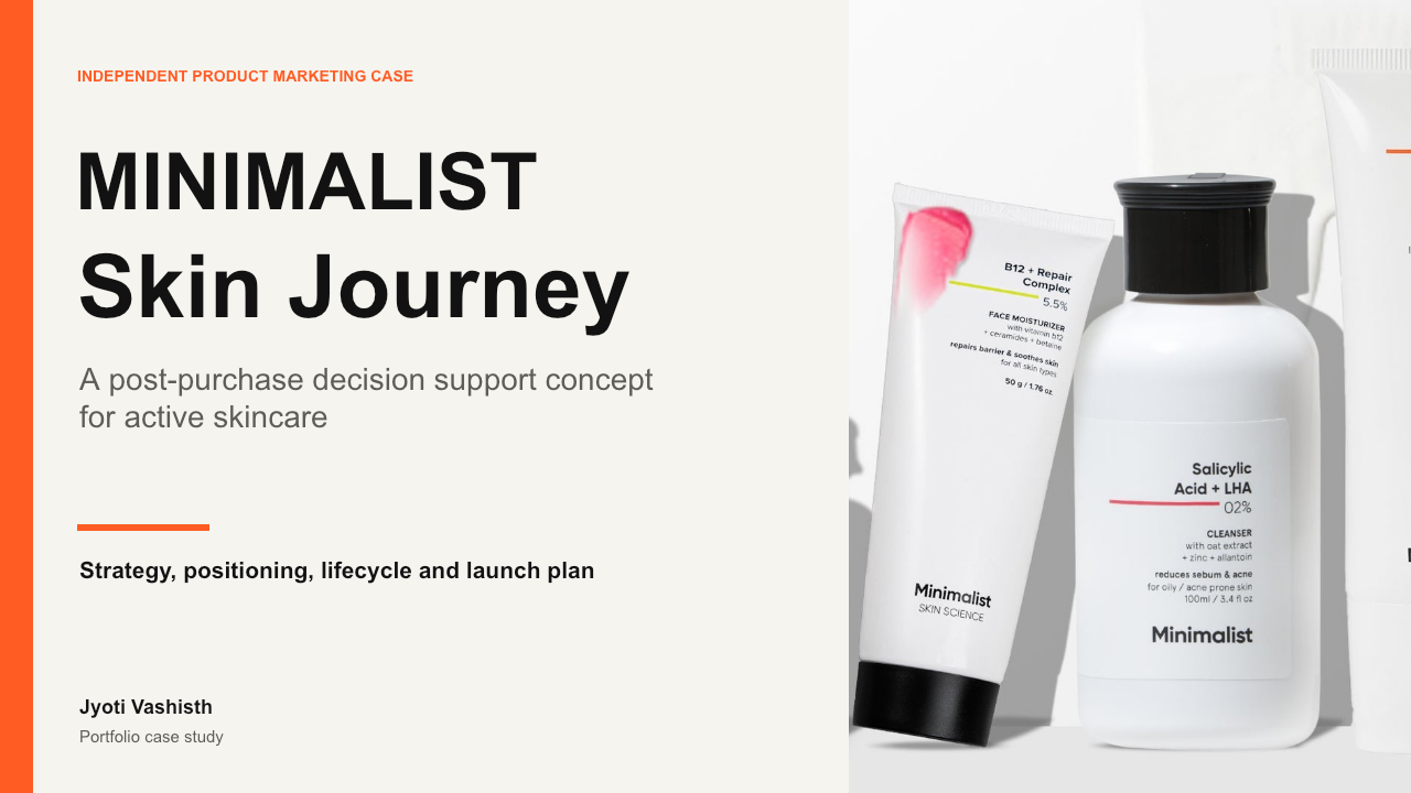 Minimalist Skin Journey, slide 1 of 27